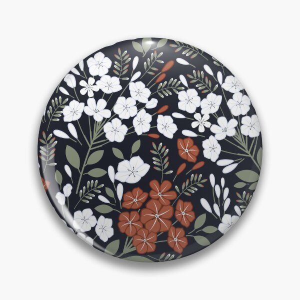 Item preview, Plumbago Flower Pattern designed and sold by Insvy Design Studio.
