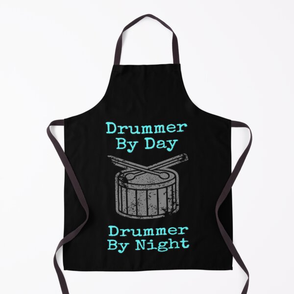 Item preview, Drummer by day, drummer by night - a drumming music design designed and sold by MAD-STREETWEAR.