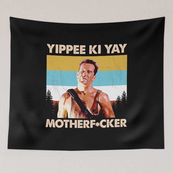 Item preview, Yippee Ki Yay Motherfucker Retro designed and sold by MirjamBizjak.