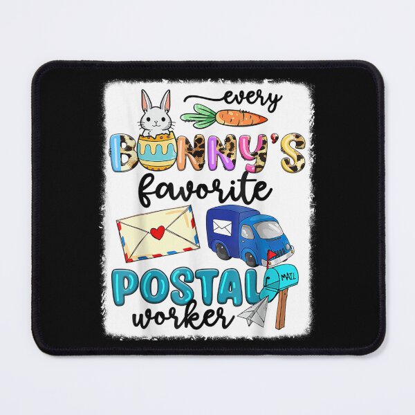 Item preview, Every Bunny Favorite Postal Worker Two Bunnies Easter Eggs  designed and sold by terrycar.