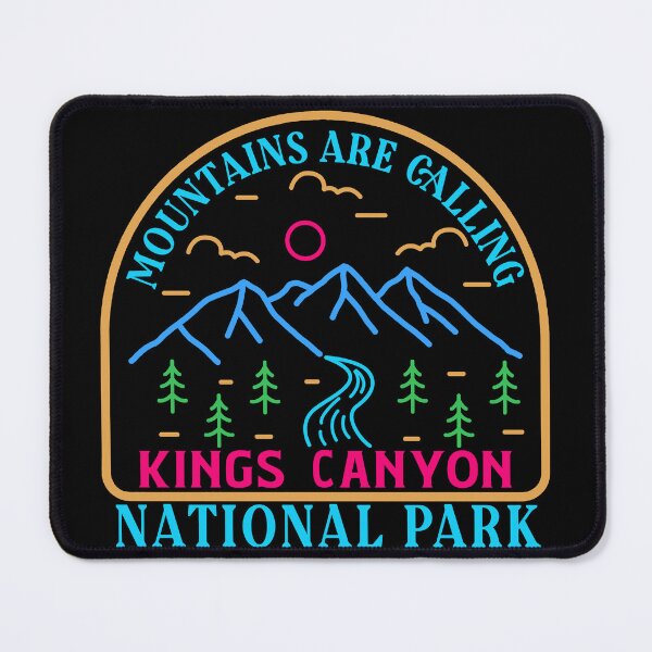 Item preview, Kings canyon national park - line art designed and sold by Nature-mark.