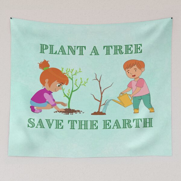 Item preview, Plant A Tree Save The Earth Green Design  designed and sold by debmund.