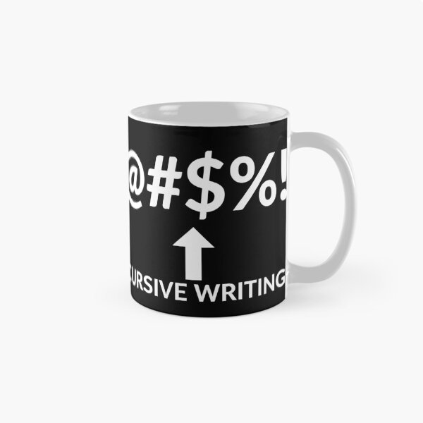 Item preview, @#$%! CURSIVE WRITING designed and sold by RobbiesMusic.