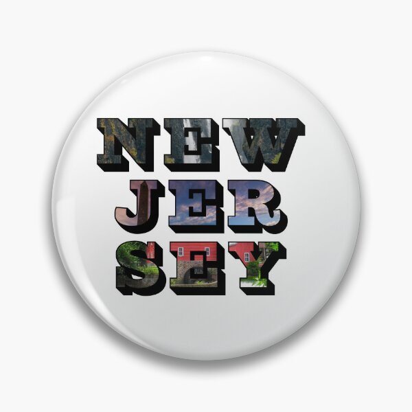 Item preview, New Jersey w/ National Landmarks designed and sold by Pajamurai.
