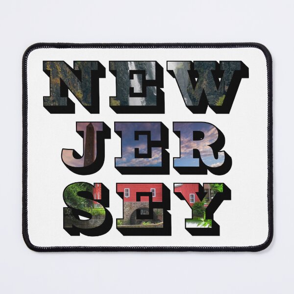 Item preview, New Jersey w/ National Landmarks designed and sold by Pajamurai.