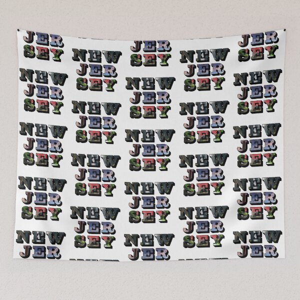 Item preview, New Jersey w/ National Landmarks designed and sold by Pajamurai.