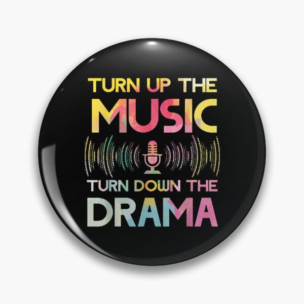 Item preview, Turn Up The Music Turn Down The Drama Headphone Speaker Dj  designed and sold by terrycar.