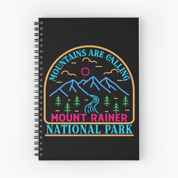 Item preview, Mount rainer national park - line art designed and sold by Nature-mark.