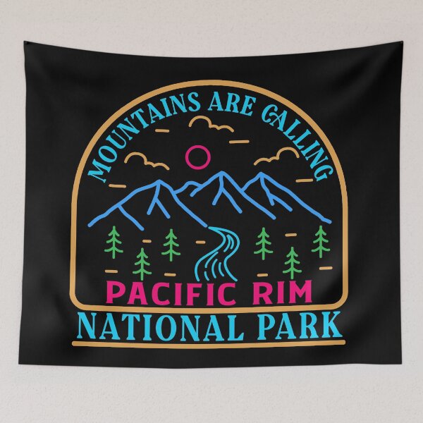 Item preview, Pacific rim national park - line art designed and sold by Nature-mark.