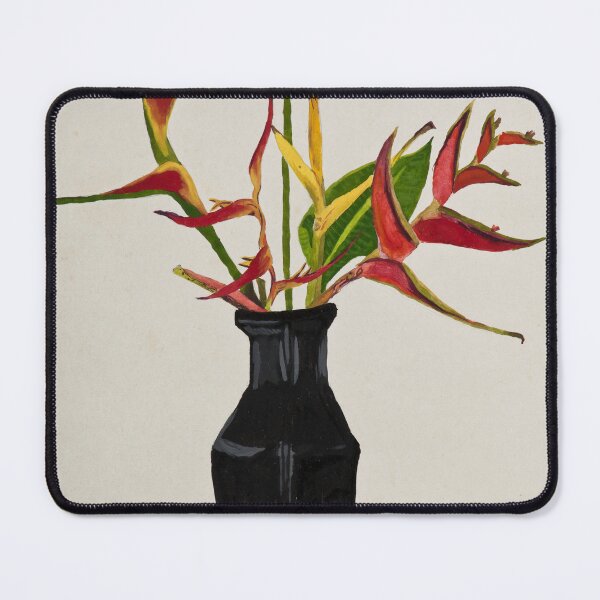 Item preview, Heliconia in black vase designed and sold by JDLPaintings.