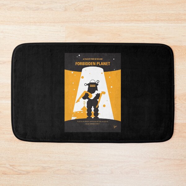 Item preview, No415 - Affiche du film minimal de la planète interdite Impression sur toile designed and sold by RogerLehman.