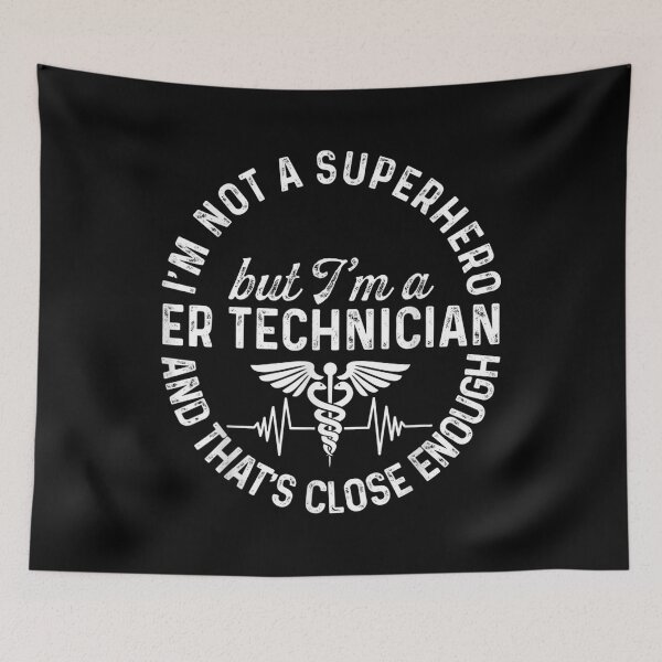 Item preview, Er Technician Hero Emergency Room Tech  designed and sold by terrycar.