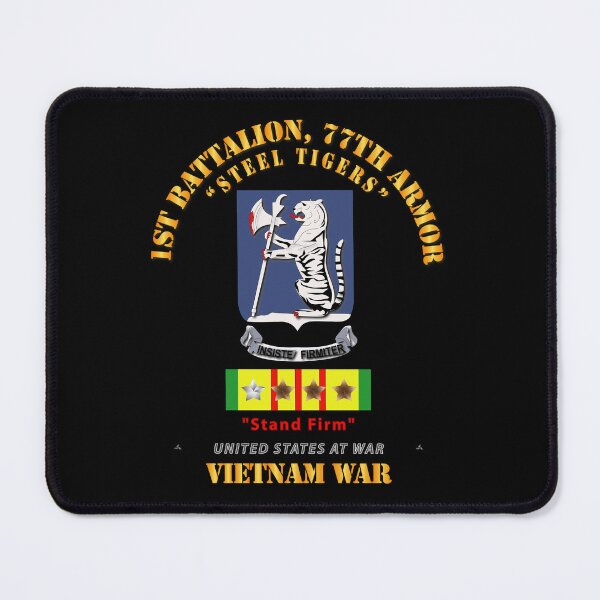 Item preview, Army - 1st Bn 77th Armor w 8 VN Campaign Stars designed and sold by Military Insignia Products.