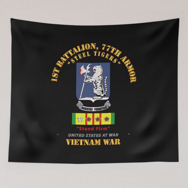 Item preview, Army - 1st Bn 77th Armor w 8 VN Campaign Stars designed and sold by Military Insignia Products.
