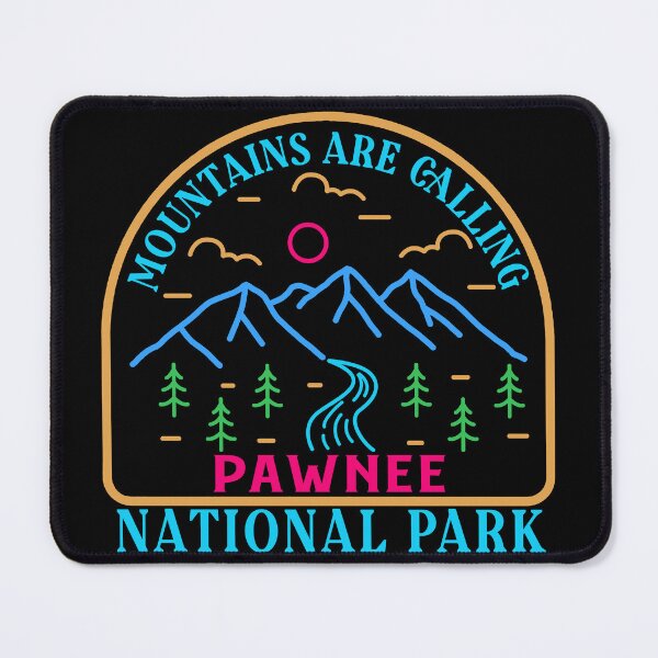 Item preview, Pawnee national park - line art designed and sold by Nature-mark.