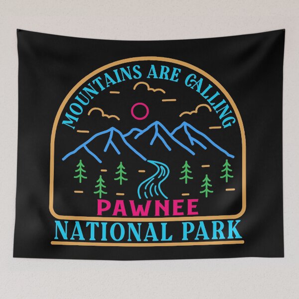 Item preview, Pawnee national park - line art designed and sold by Nature-mark.