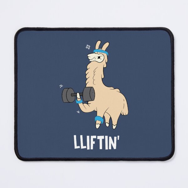 Item preview, Lama in the gym - lifting weights designed and sold by NeomKadio.