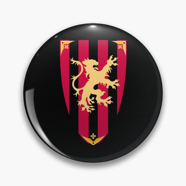 Item preview, Medieval lion shield heraldic vector drawing image designed and sold by NeomKadio.