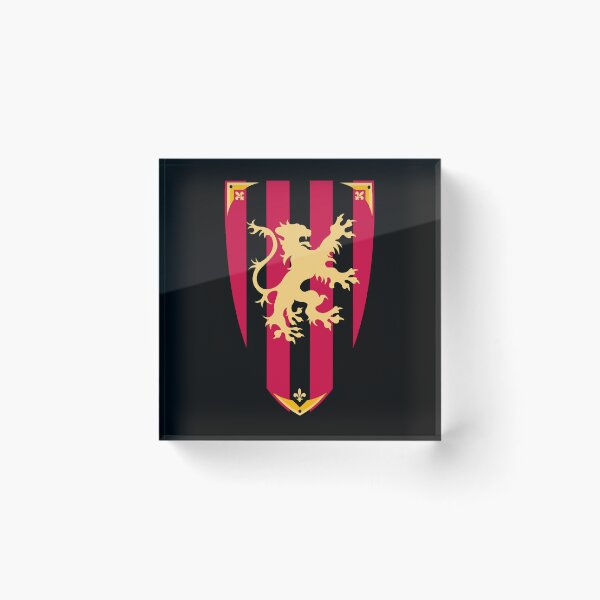 Item preview, Medieval lion shield heraldic vector drawing image designed and sold by NeomKadio.