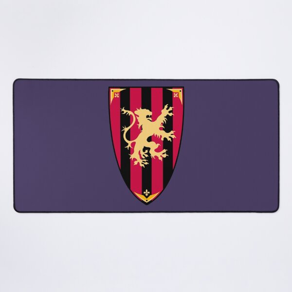 Item preview, Medieval lion shield heraldic vector drawing image designed and sold by NeomKadio.