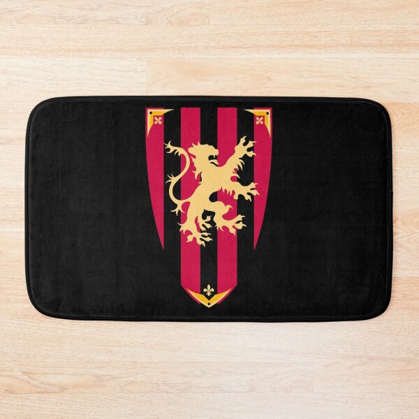 Item preview, Medieval lion shield heraldic vector drawing image designed and sold by NeomKadio.
