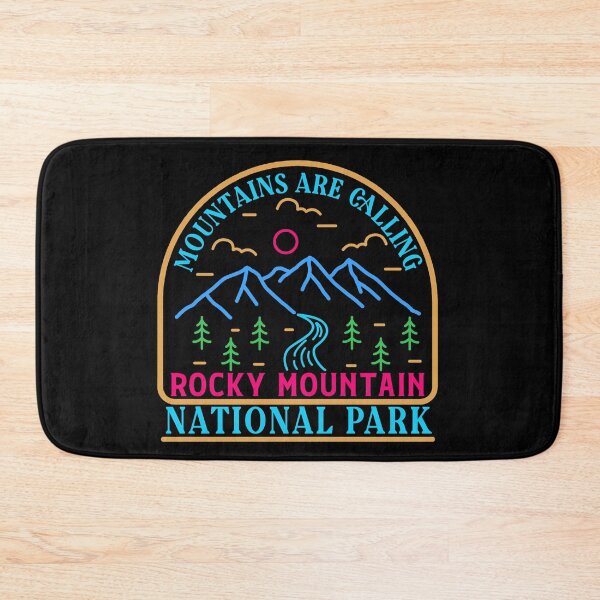 Item preview, Rocky mountain national park - line art designed and sold by Nature-mark.