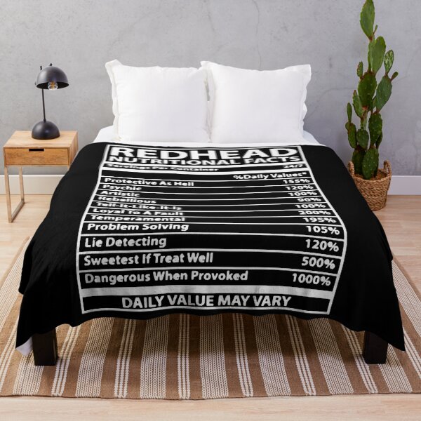 Item preview, Redhead Nutritional Facts designed and sold by NeomKadio.