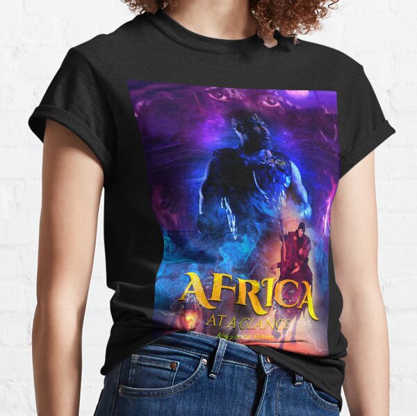 Africa at a Glance - Africa in the Bible, Knight, Superhero, Battle Classic T-Shirt