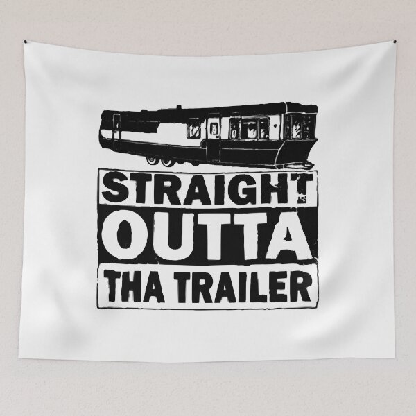 Item preview, Straight Outta The Trailer Black designed and sold by NeomKadio.