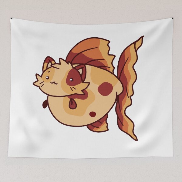 Item preview, Pez dorado gato gordito designed and sold by Bonobofy.