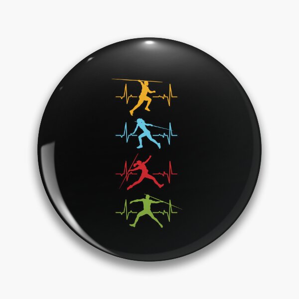 Item preview, Track and Field Javelin Throwing Thrower Heartbeat designed and sold by ShopTheStyle.