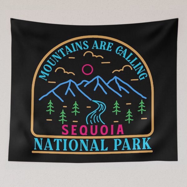 Item preview, Sequoia national park - line art designed and sold by Nature-mark.