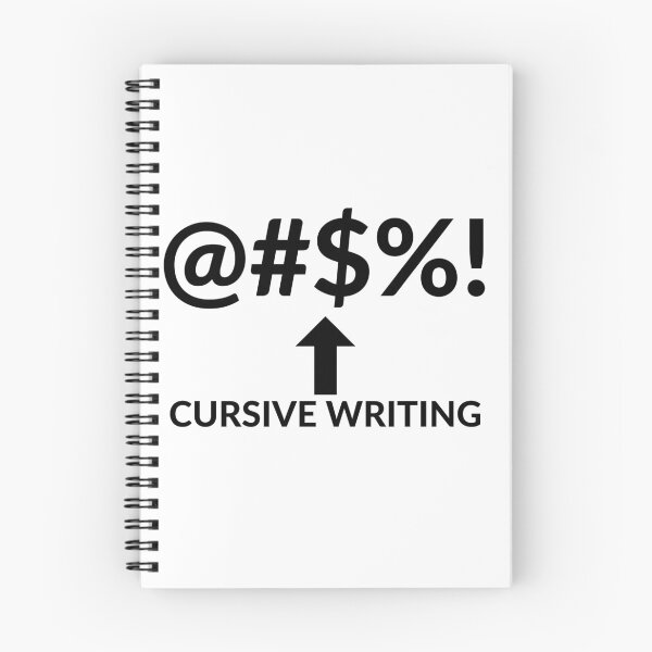 Item preview, @#$%! CURSIVE WRITING designed and sold by RobbiesMusic.