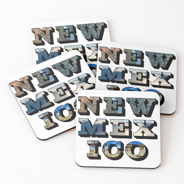 Item preview, New Mexico w/ Natural Landmarks designed and sold by Pajamurai.