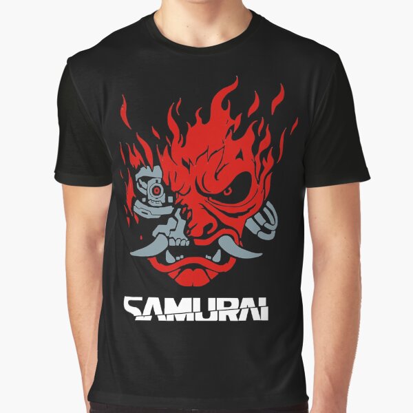 Vista previa del artículo con la obra «Vintage Samurai Retro Japanese Gaming 2077 Estilo de juego de arte», diseñado y vendido por corymilinda.