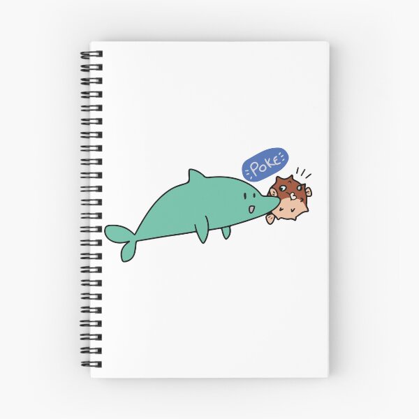Item preview, Dolphin poking blowfish designed and sold by Bonobofy.