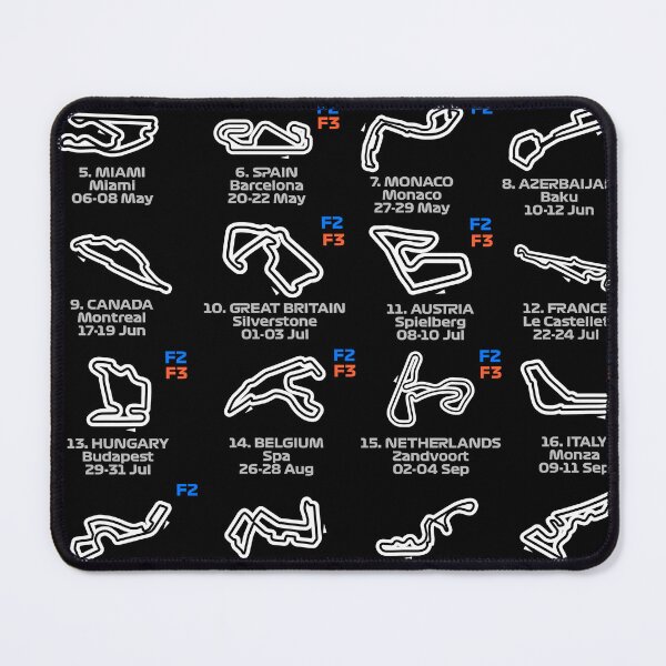 Item preview, Calender Of Popular Race - Minimalist Circuit Arena 2022 Poster designed and sold by hummmatthew.