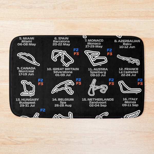 Item preview, Calender Of Popular Race - Minimalist Circuit Arena 2022 Poster designed and sold by hummmatthew.