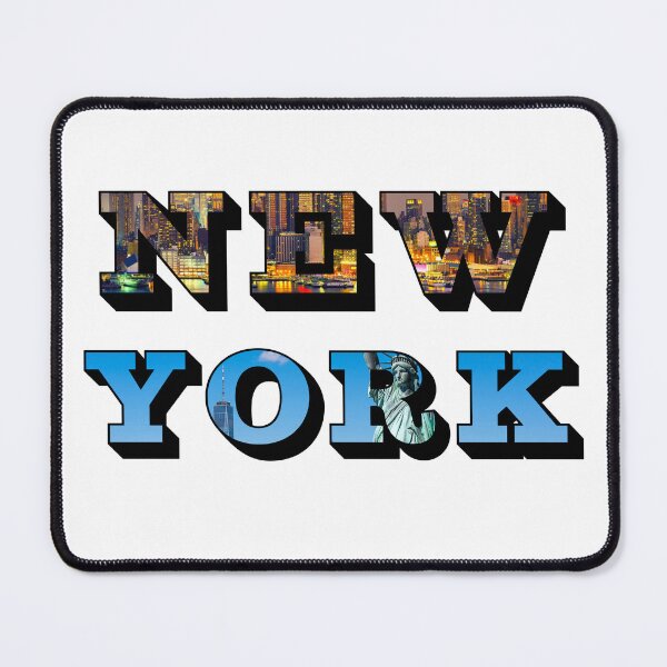 Item preview, New York w/ Famous Landmarks designed and sold by Pajamurai.