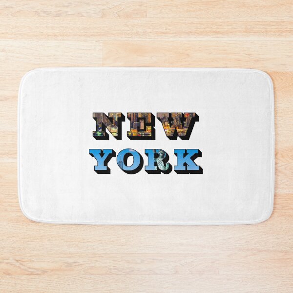 Item preview, New York w/ Famous Landmarks designed and sold by Pajamurai.