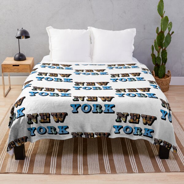Item preview, New York w/ Famous Landmarks designed and sold by Pajamurai.