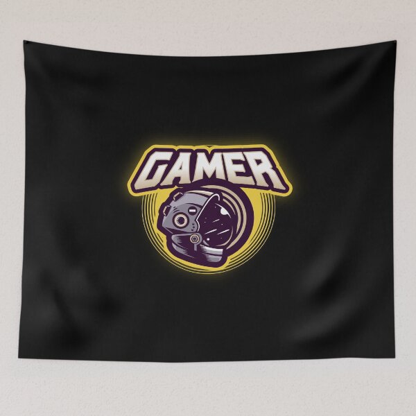 Item preview, Gamer with Astronaut Helmet designed and sold by PRIVARSHU.