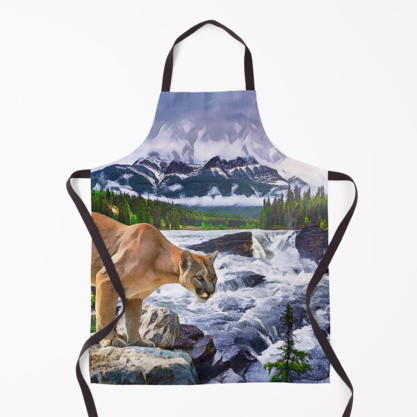 Item preview, Mountain Lion At The Falls designed and sold by Heathermarie321.