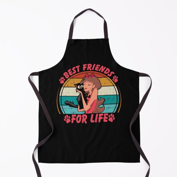 Item preview, Best Friends for Life - Retro - For Cat Lovers designed and sold by 808Designs.