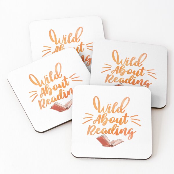 Item preview, Wild About Reading Funny Typography designed and sold by KimoStudio.