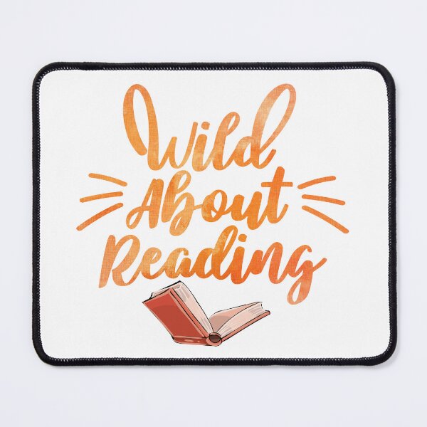 Item preview, Wild About Reading Funny Typography designed and sold by KimoStudio.