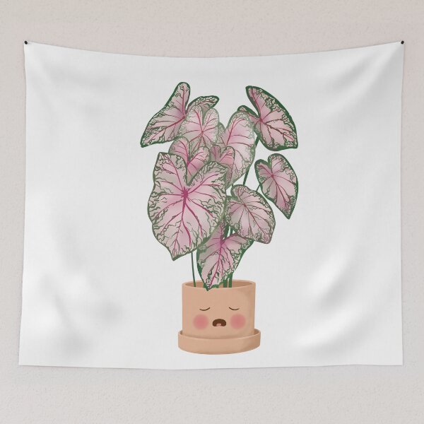 Item preview, Cute Plant Illustration, Caladium Pink Beauty designed and sold by Ana Moguš.
