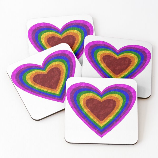 Item preview, Rainbow Heart designed and sold by ValliaRose.