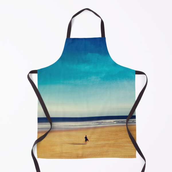 Artikelvorschau, Was jetzt ? - Surfer mit Brett an einem Strand entworfen und verkauft von Dyrk Wyst Redbubble Shop.