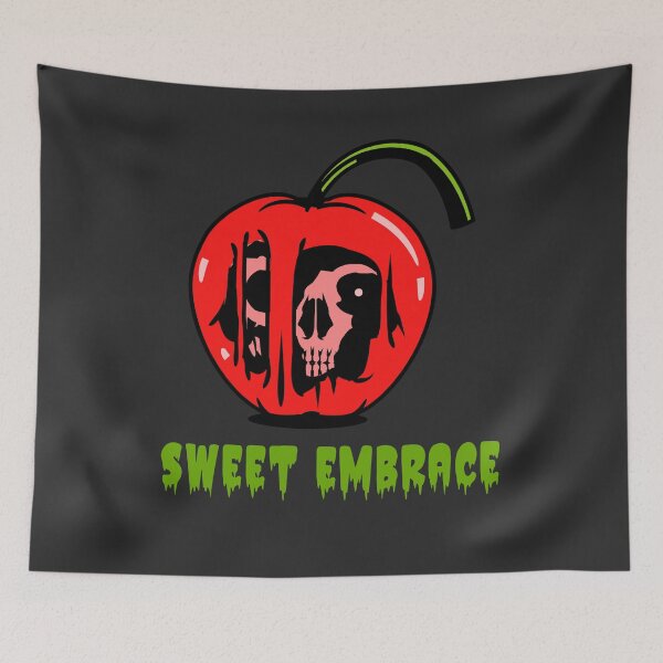 Item preview, Sweet embrace of fruit, skull in cherry. designed and sold by MindBlownWill.